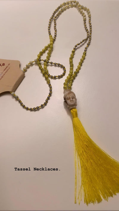 Buddha Tassel Necklace